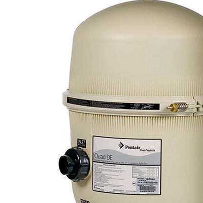 Pentair 120 GPM 60 Square Foot Quad DE Cartridge Swimming Pool Filter (Damaged)