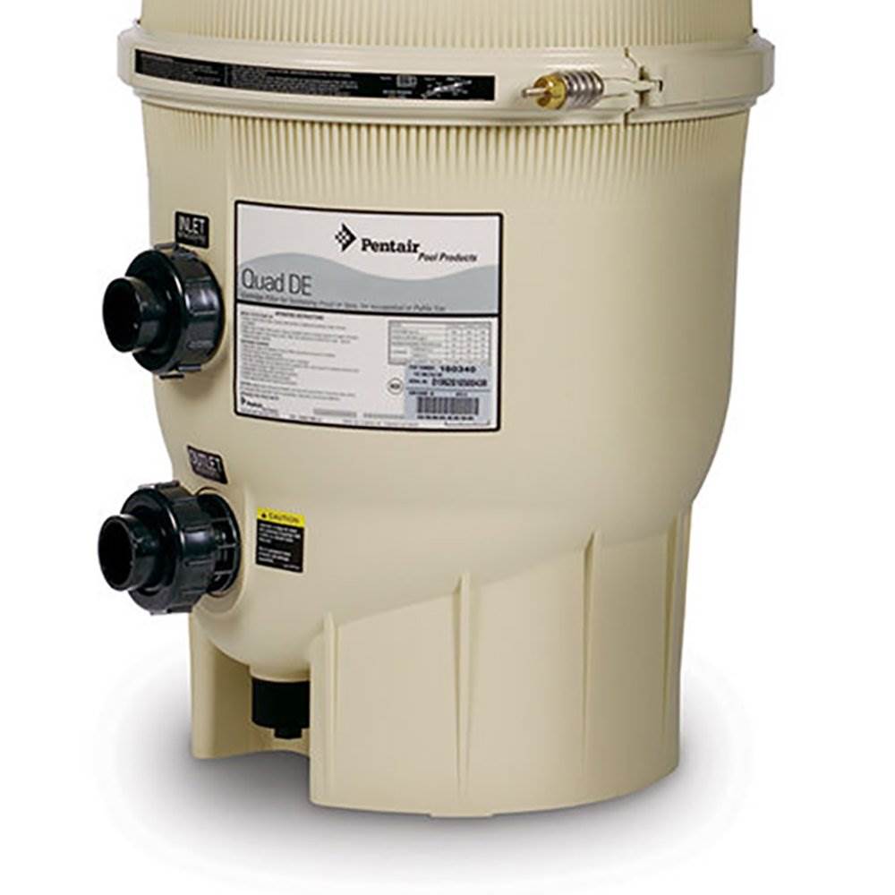 Pentair 120 GPM 60 Square Foot Quad DE Cartridge Swimming Pool Filter (Damaged)
