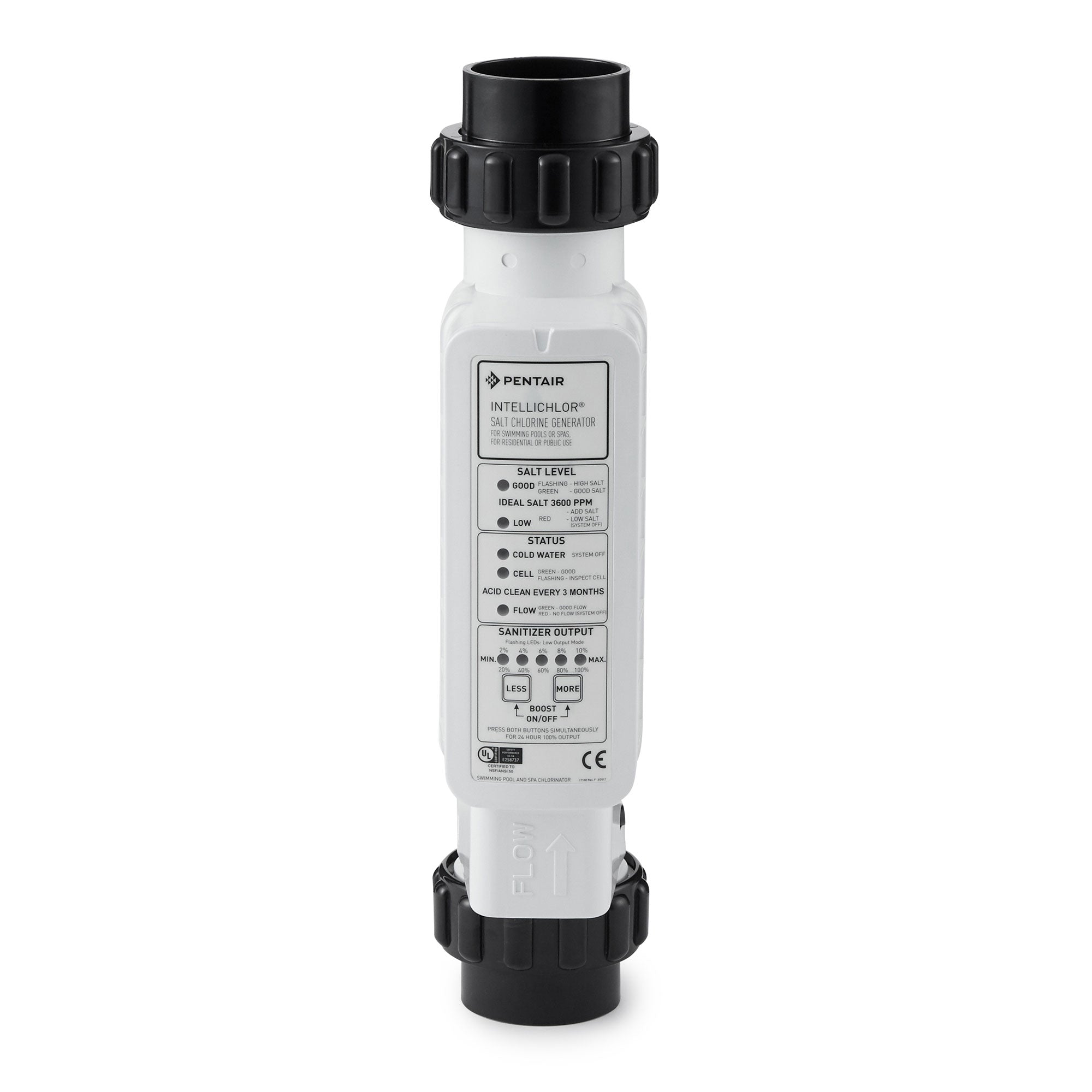 Pentair IntelliChlor IC60 Salt Chlorine Generator Cell for ComPool (For Parts)