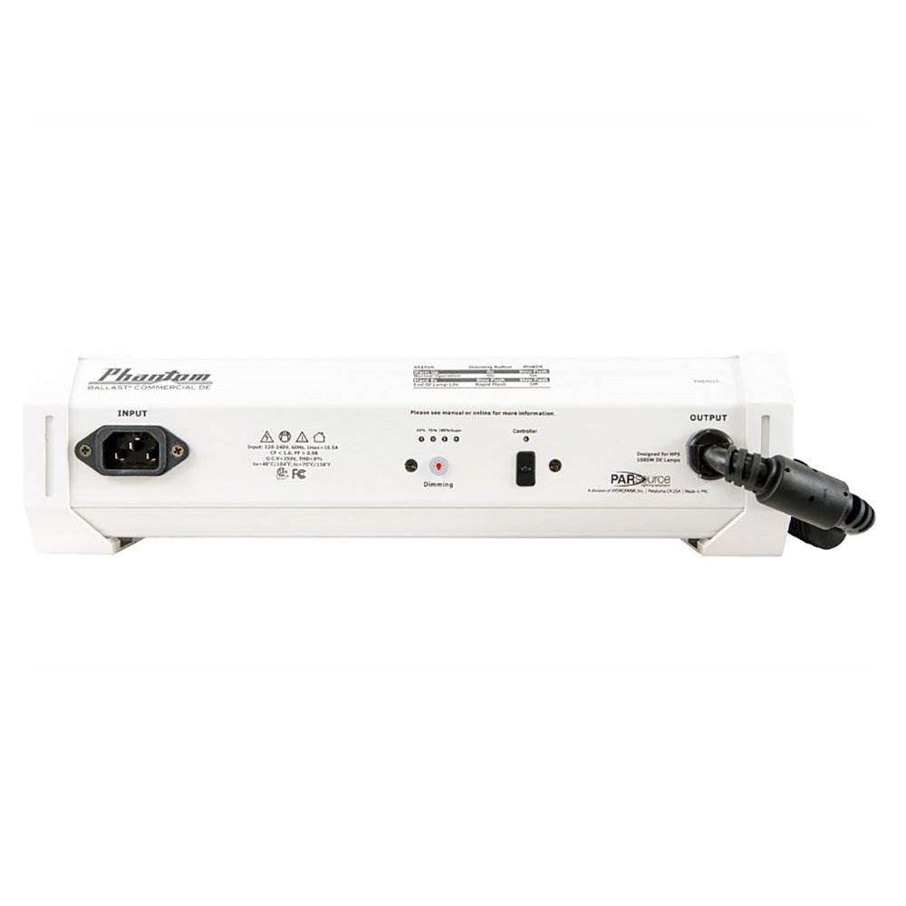 Hydrofarm Phantom 120/240V 1000W Commercial DE Open Lighting System (Open Box)