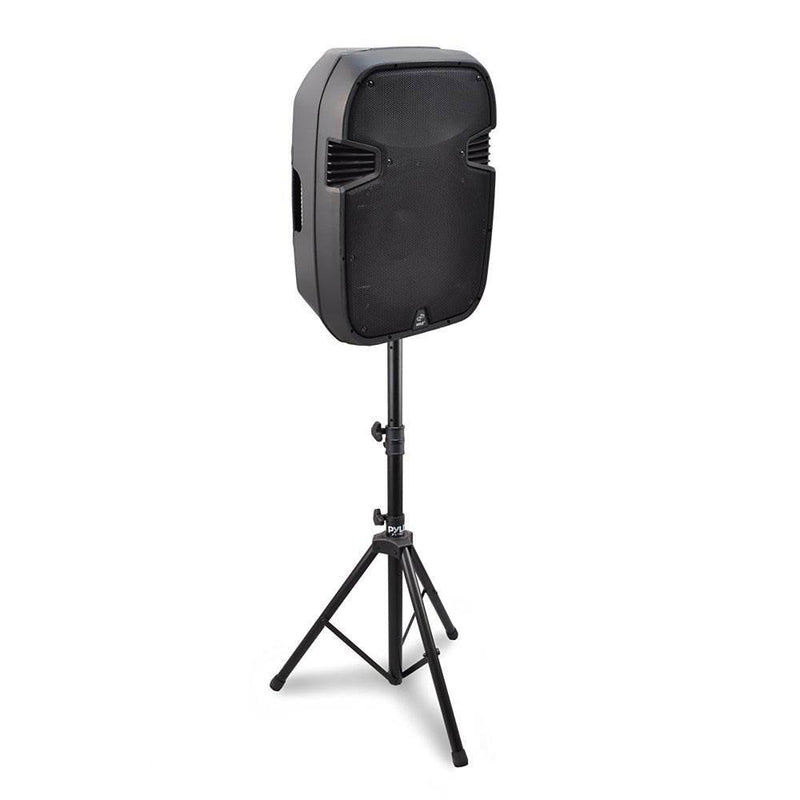 Pyle Pro Adjustable Extending Height Tripod Speaker Stand Holder Mount, 2-Pack