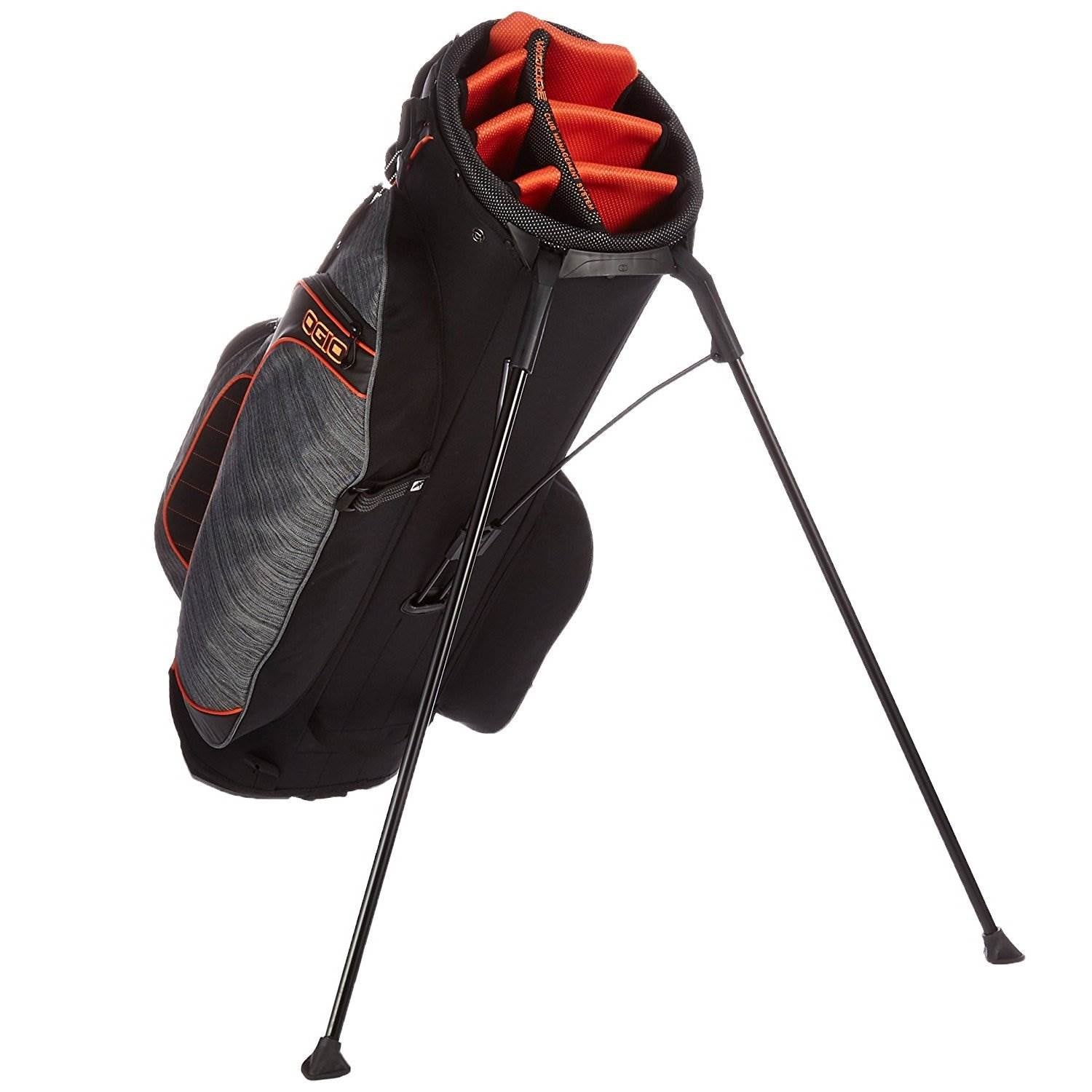 OGIO Stinger 9.5" WoodeLite 8 Way Golf Stand Bag, Gray Noise/Burst (Open Box)