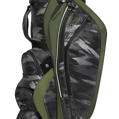 OGIO Grom 16 Way 2X Barrel Top 8 Pocket/Ball Pocket Cart Golf Bag, Camo Moss