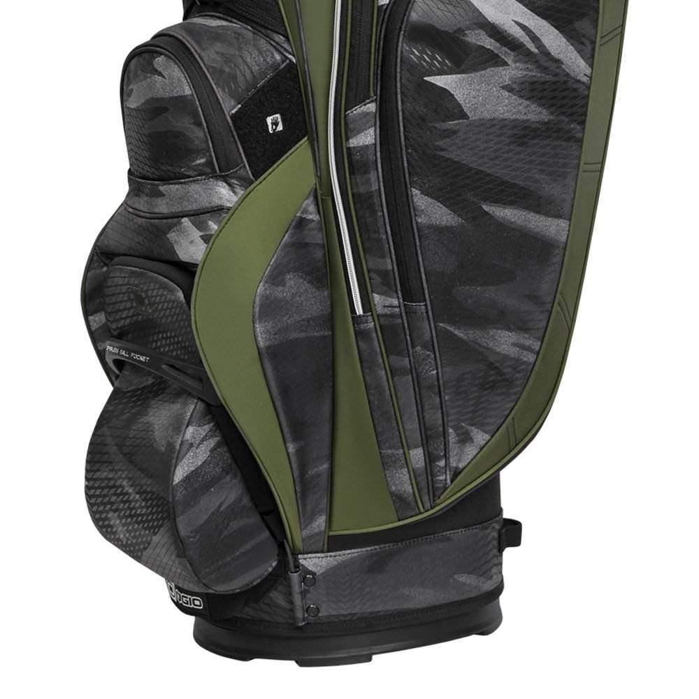 OGIO Grom 16 Way 2X Barrel Top 8 Pocket/Ball Pocket Cart Golf Bag, Camo Moss