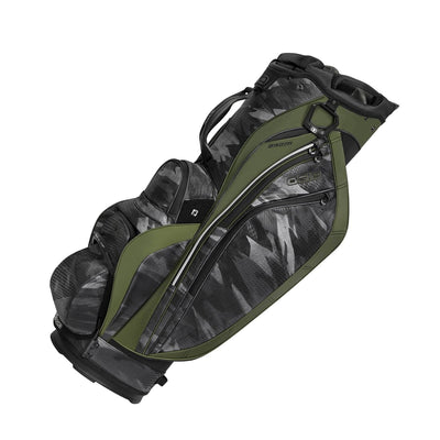 OGIO Grom 16 Way 2X Barrel Top 8 Pocket/Ball Pocket Cart Golf Bag, Camo Moss
