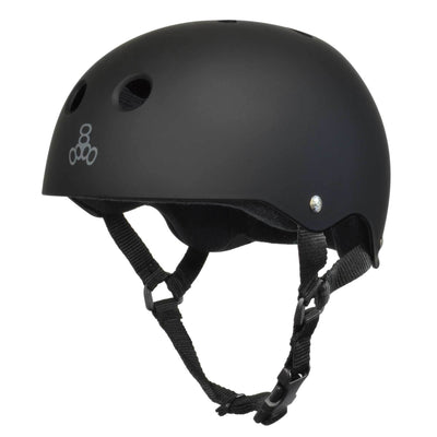 Triple 8 Skater Hardened Skate Helmet w/ Sweatsaver Liner, Medium (Open Box)
