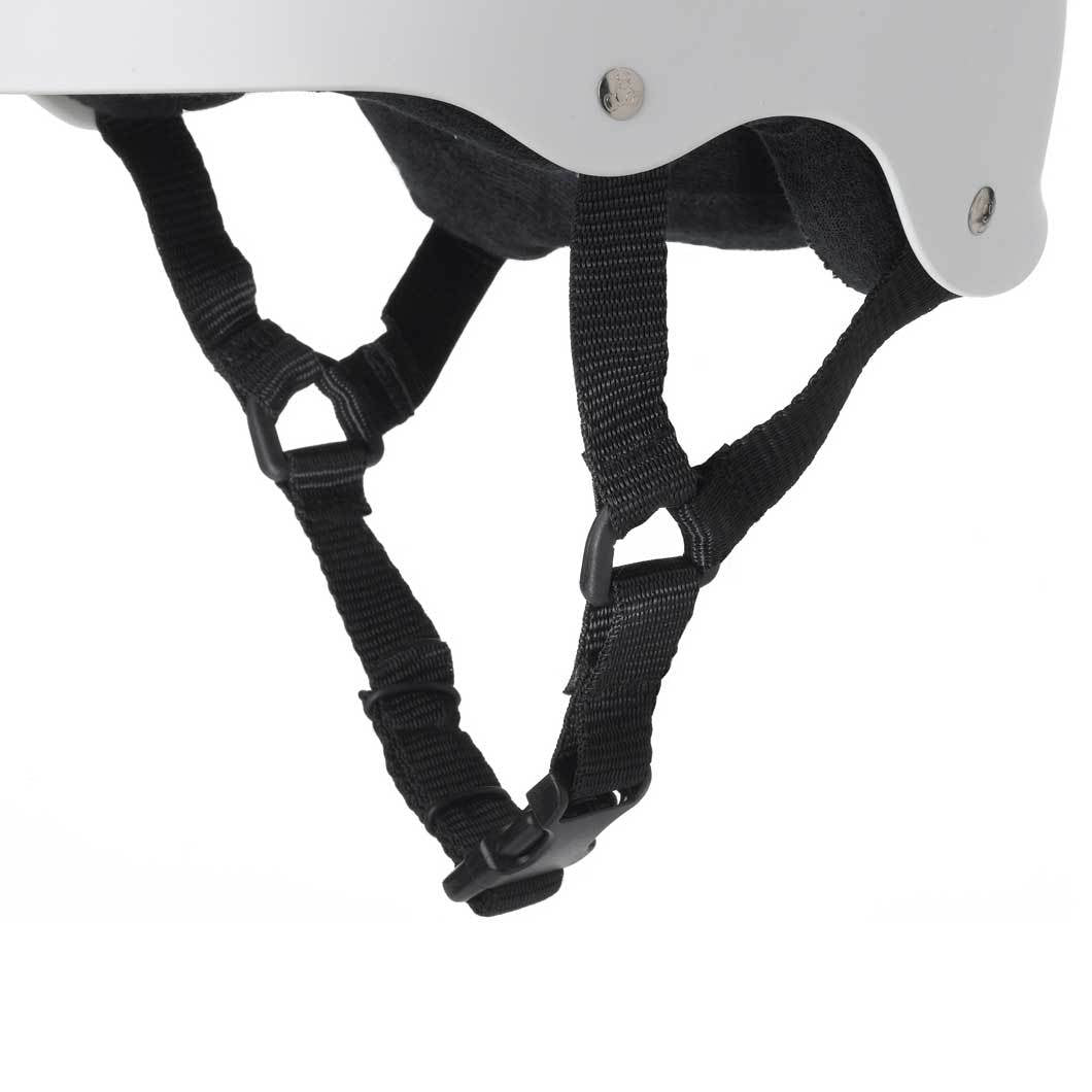 Triple 8 Skater Hardened Skate Helmet White Rubber - Medium (Open Box)