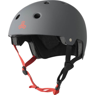 Triple 8 Dual Certified Bike Small/ Medium Helmet w/ EPS Liner, Gun Matte (Used)