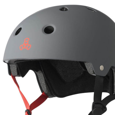 Triple 8 Dual Certified Bike Small/ Medium Helmet w/ EPS Liner, Gun Matte (Used)