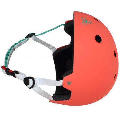 Triple 8 Dual Certified Skate and Bike Helmet, XS/S Neon Tangerine (Open Box)