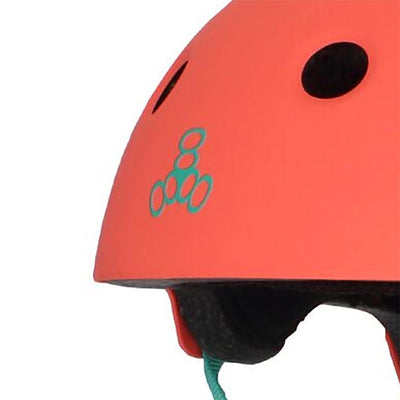 Triple 8 Dual Certified Skate and Bike Helmet, XS/S Neon Tangerine (Open Box)