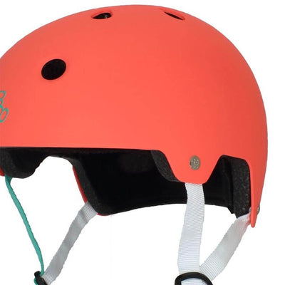 Triple 8 Dual Certified Skate and Bike Helmet, XS/S Neon Tangerine (Open Box)