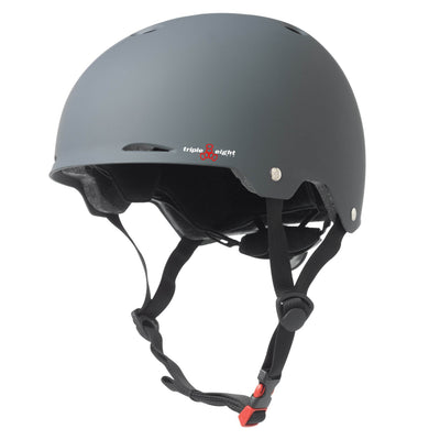 Triple 8 Gotham Gun Matte Rubber Bike/Skateboard Helmet, S/M (Open Box)
