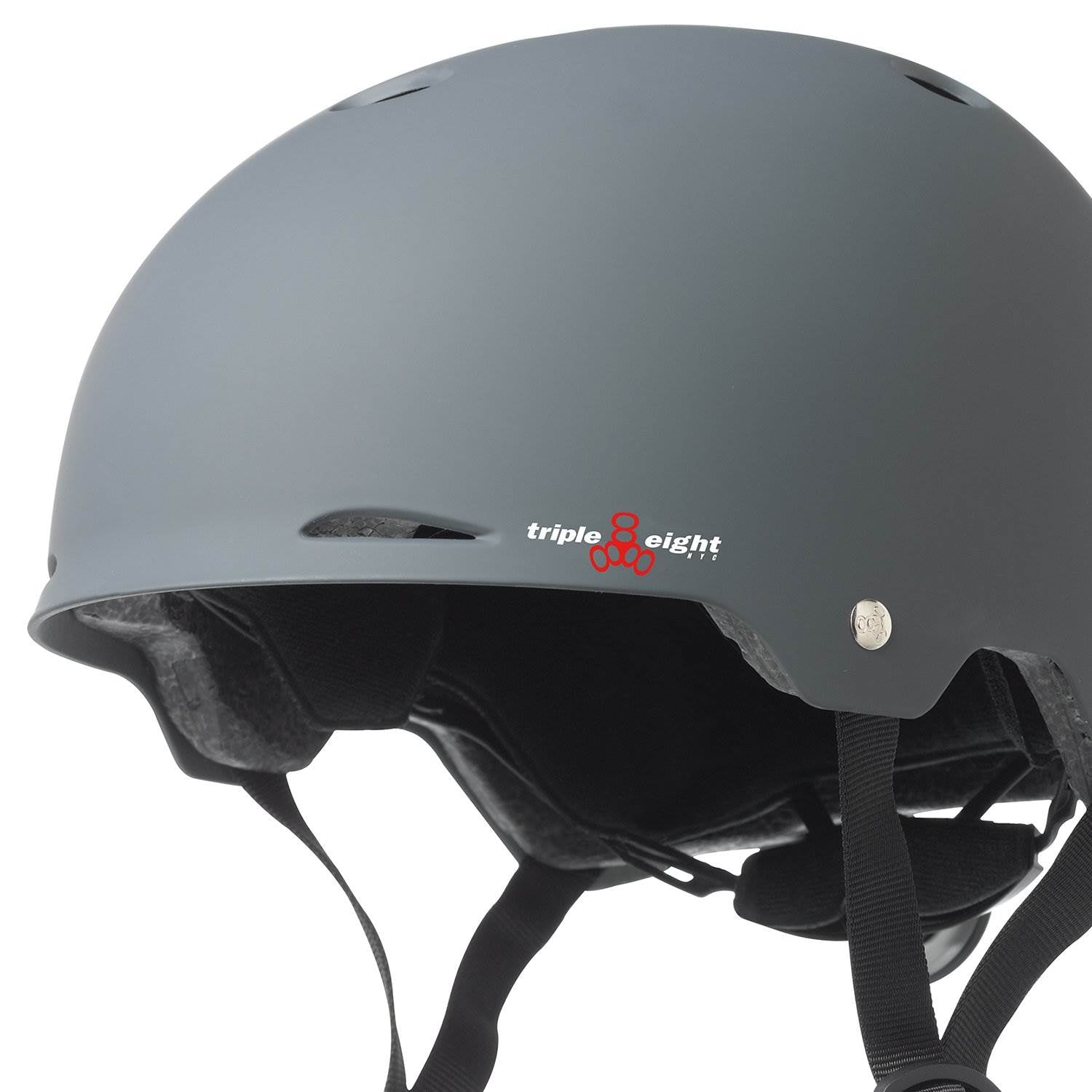 Triple 8 Gotham Gun Matte Rubber Bike/Skateboard Helmet, S/M (Open Box)