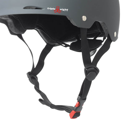 Triple 8 Gotham Gun Matte Rubber Bike/Skateboard Helmet, S/M (Open Box)