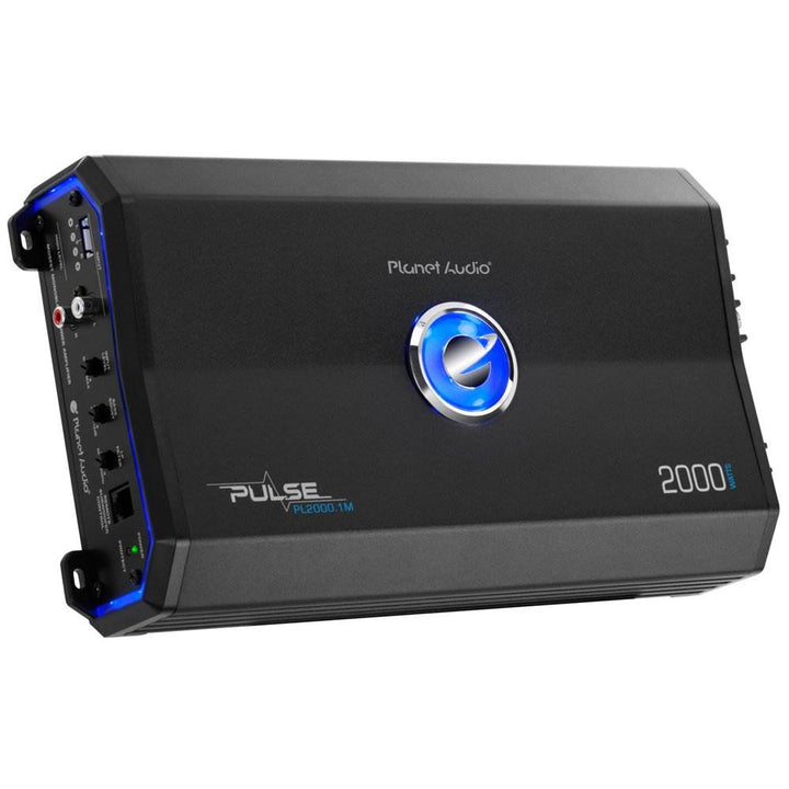 Planet Audio PL2000.1M 2000-Watt Monoblock A/B Car Audio Amplifier with Remote