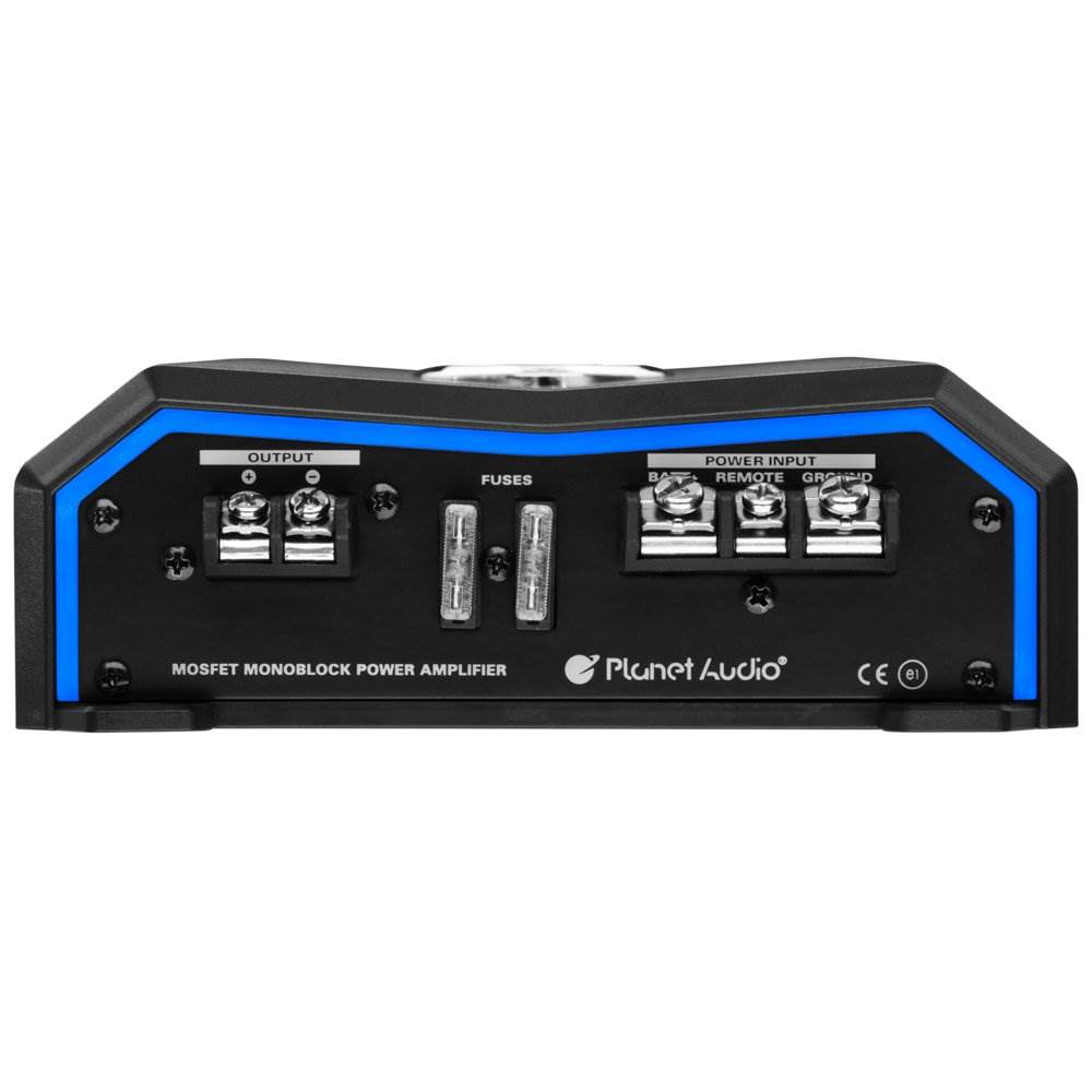 Planet Audio PL2000.1M 2000-Watt Monoblock A/B Car Audio Amplifier with Remote