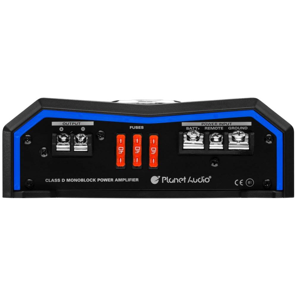 Planet Audio 4000W Class D Monoblock 1 Ohm Car Amplifier PL4000.1D (4 Pack)