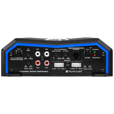 Planet Audio 2400W 4 Channel Full Range Class A/B MOSFET Amplifier PL2400.4