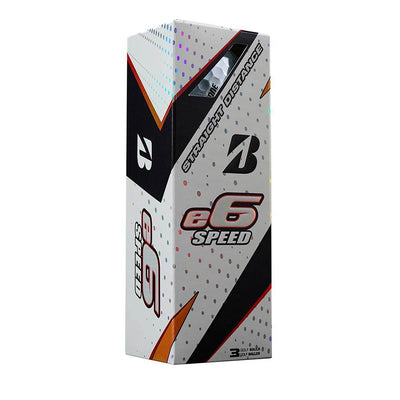 Bridgestone 2017 e6 Speed White Straight Distance Low Spin Golf Balls, 1 Dozen