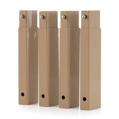 Disc-O-Bed 7" Leg Extensions for Disc-O-Bed and Camo-O-Bunk Cots, Tan (Open Box) - VMInnovations