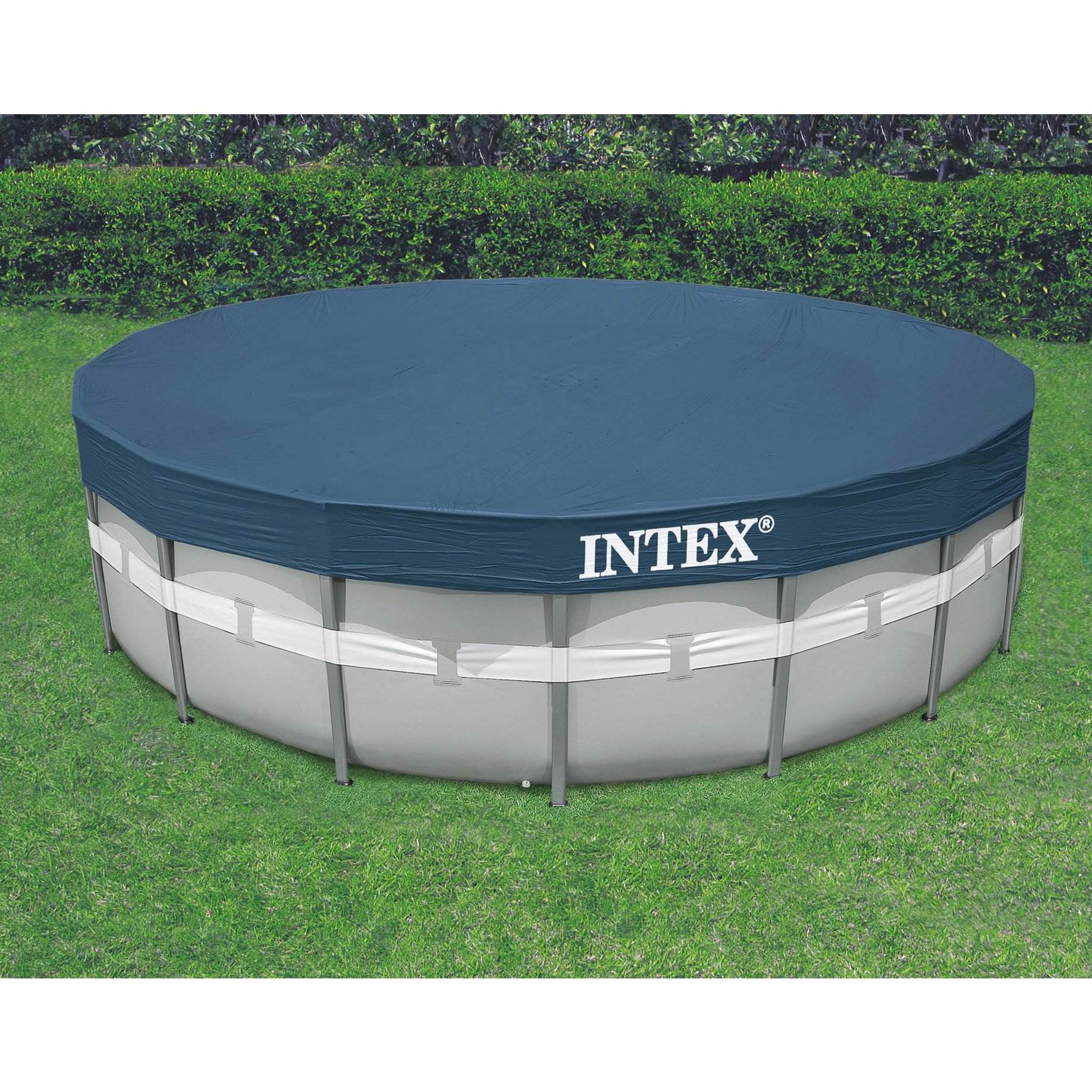 Intex 24' x 52" Ultra Frame Steel Above Ground Swimming Pool Set | Open Box
