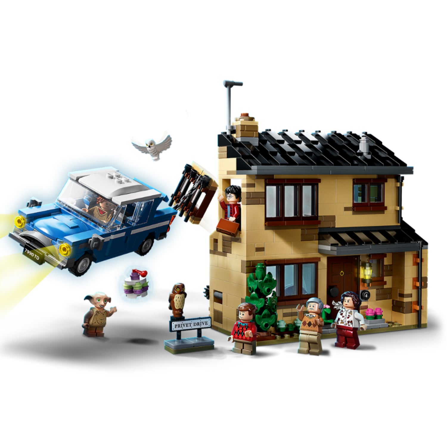 LEGO 75968 Harry Potter 4 Privet Drive 797 Piece Block Building Toy Set for Kids
