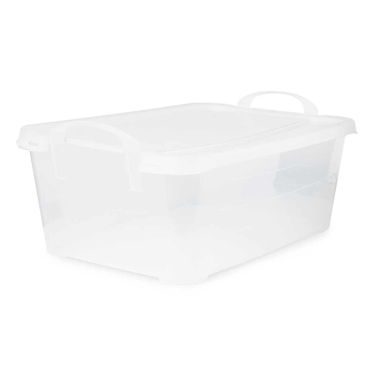 Life Story Clear Stackable Organization Container, 14 Quart (Open Box)