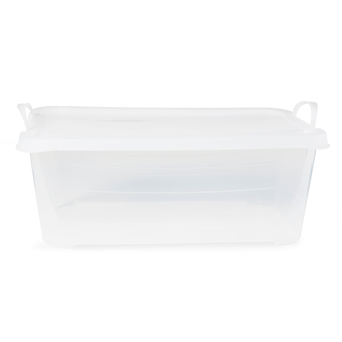 Life Story Clear Stackable Organization Container, 14 Quart (Open Box)