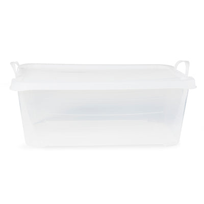 Life Story Clear Stackable Organization Container, 14 Quart (Open Box)
