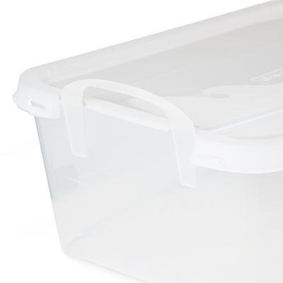 Life Story Clear Stackable Organization Container, 14 Quart (Open Box)