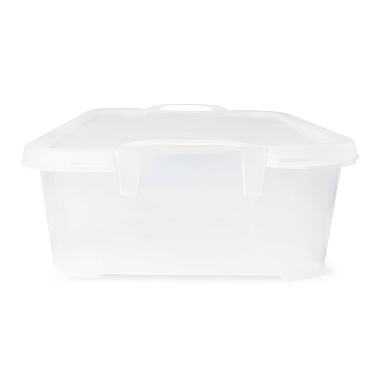 Life Story Clear Stackable Closet & Storage Box 34 Quart Containers, (6 Pack)