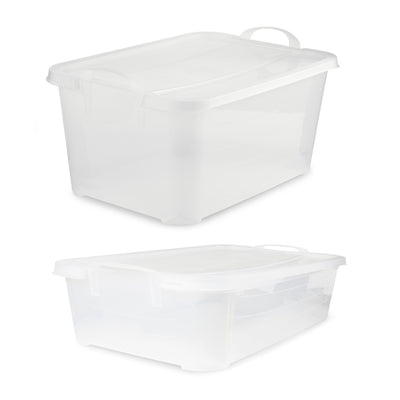 Life Story Clear Stackable Closet Organization & Storage Box Container, 55 QuartLife Story Clear Stackable Closet Organization & Storage Box Container, 34 Quart - VMInnovations