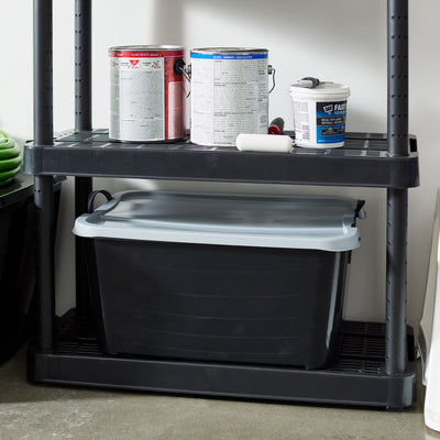 Life Story 55 Quart Stackable Storage Bin, Heavy Duty Lidded Container, 24 Pack