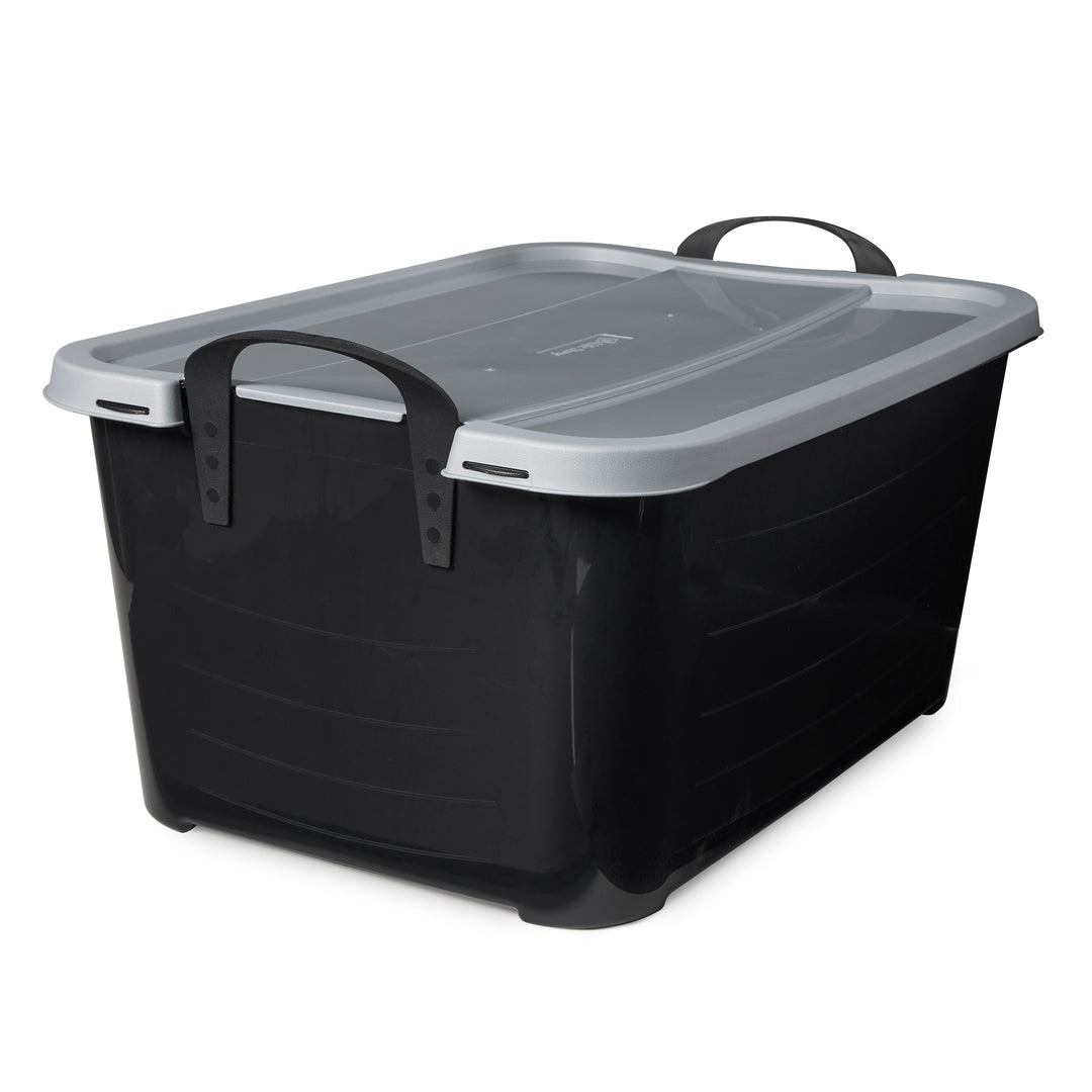 Life Story 55 Quart Stackable Storage Bin, Heavy Duty Lidded Container, 6 Pack - VMInnovations