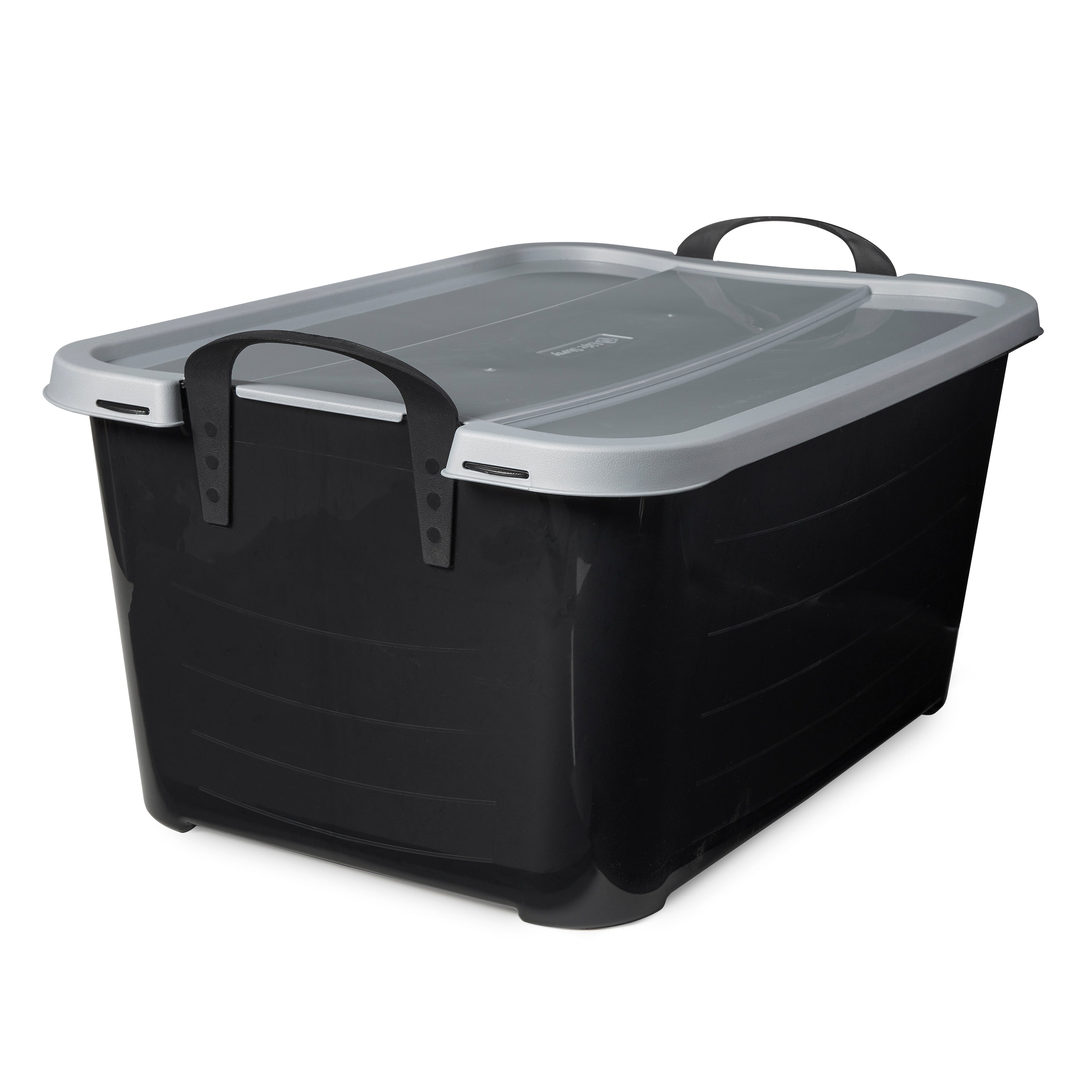 Life Story 55 Quart Stackable Storage Bin, Heavy Duty Lidded Container, 18 Pack