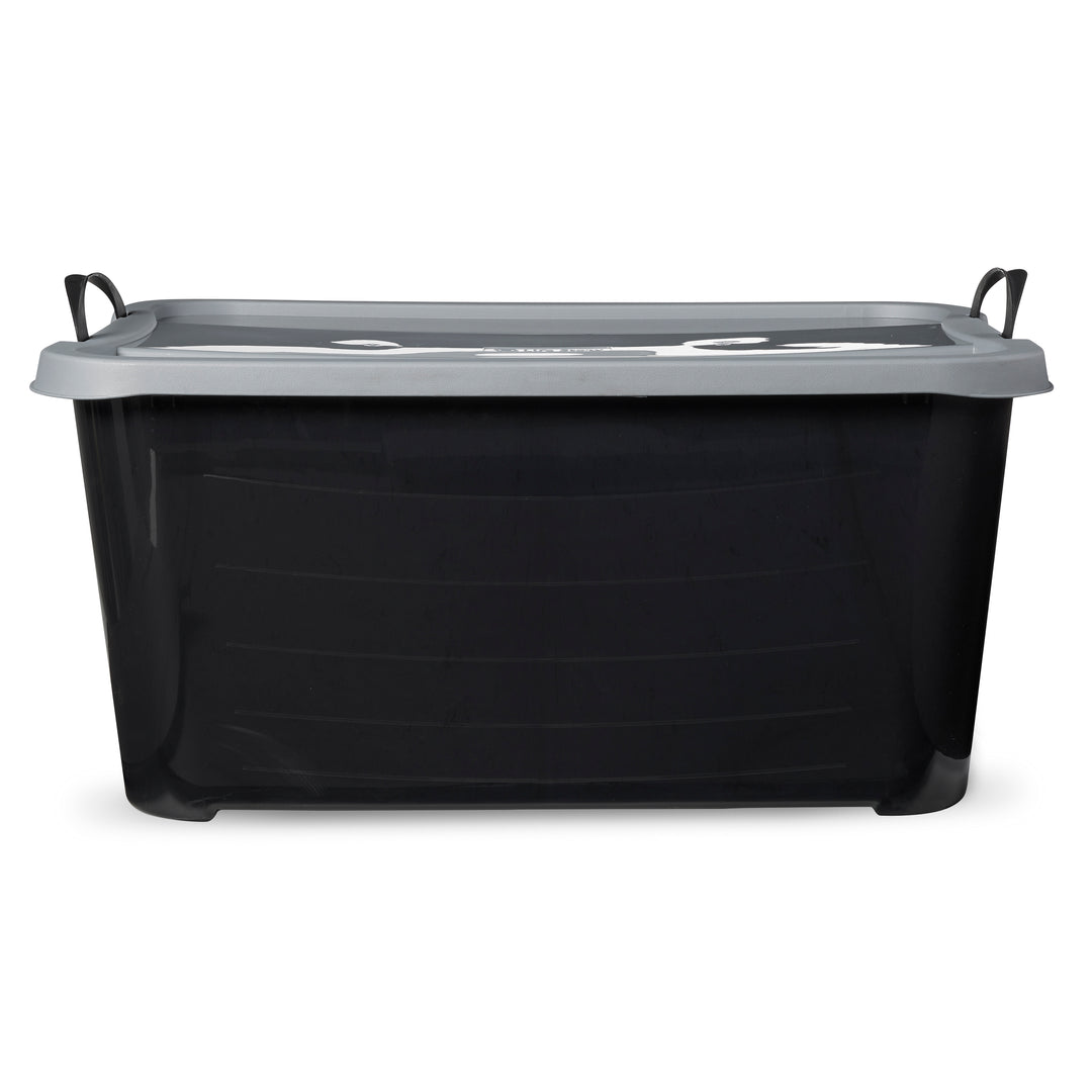 Life Story 55 Quart Stackable Storage Bin, Heavy Duty Lidded Container, 6 Pack