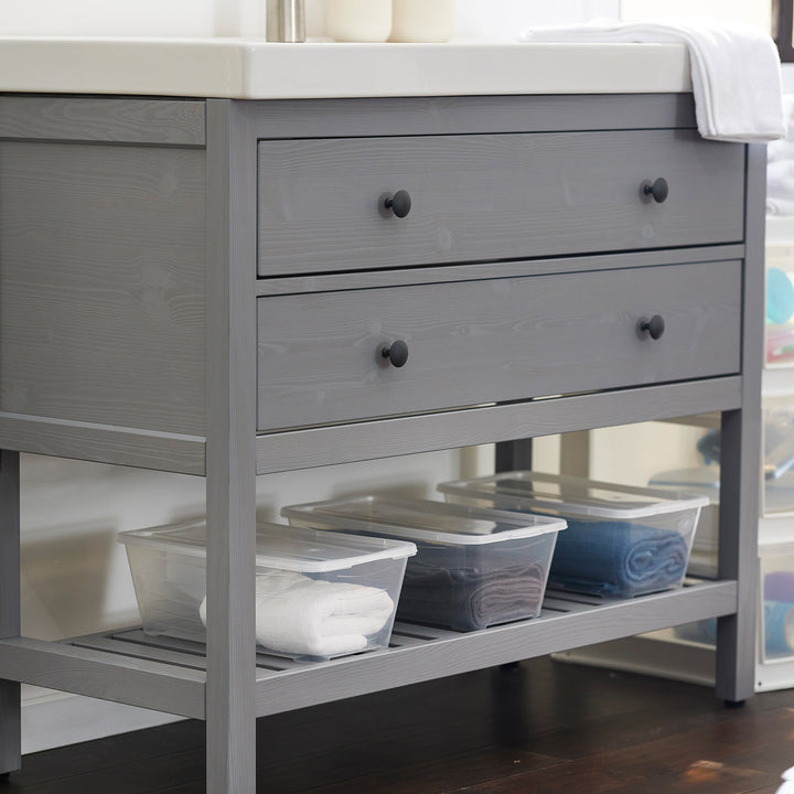 10-Pk Life Story 5.7L Storage Stacking Container, Clear (Open Box) (2 Pack) - VMInnovations