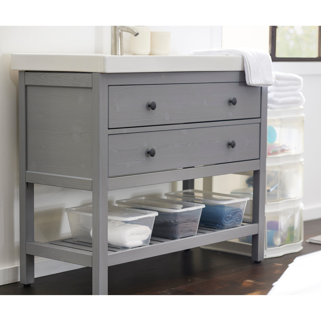 10-Pk Life Story 5.7L Shoe & Closet Storage Container, Clear (Open Box) (5 Pack)