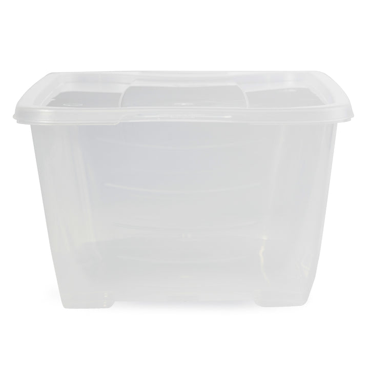 Life Story 6L Shoe and Closet Storage Box Stacking Containers, Clear (10 Pack)