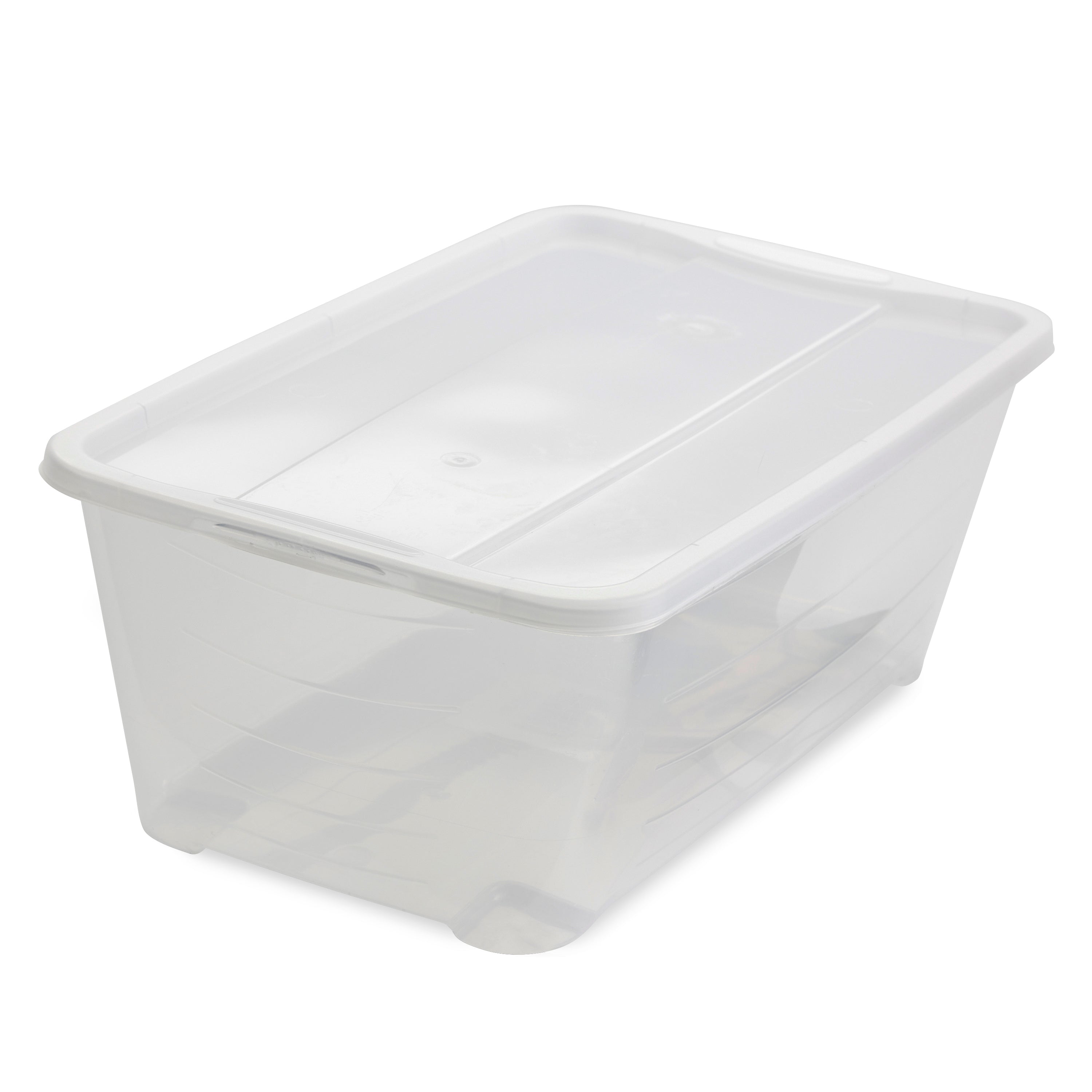 Life Story 5.7 Liter Clear Shoe/Closet Storage Box Stacking Container (90 Boxes)