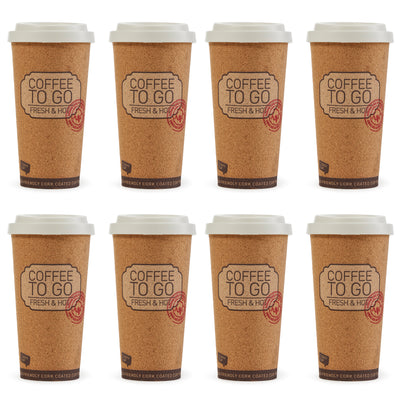 Corky Cup Life Story  16 oz Reusable Insulated Travel Mug (8 Pack)