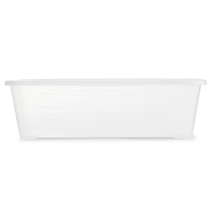 Life Story 5.7/6 Liter/Quart Clear Stacking Storage Box Clear Container, 72 Pack - VMInnovations