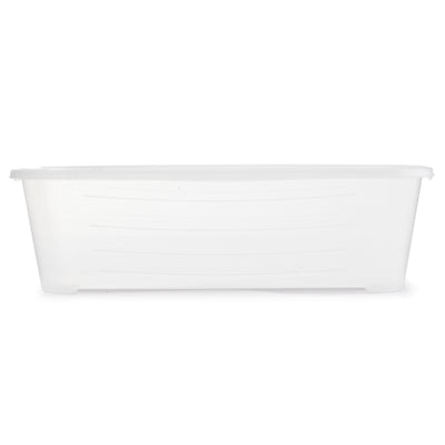 Life Story 5.7/6 Liter/Quart Clear Stacking Storage Box Clear Container, 72 Pack - VMInnovations