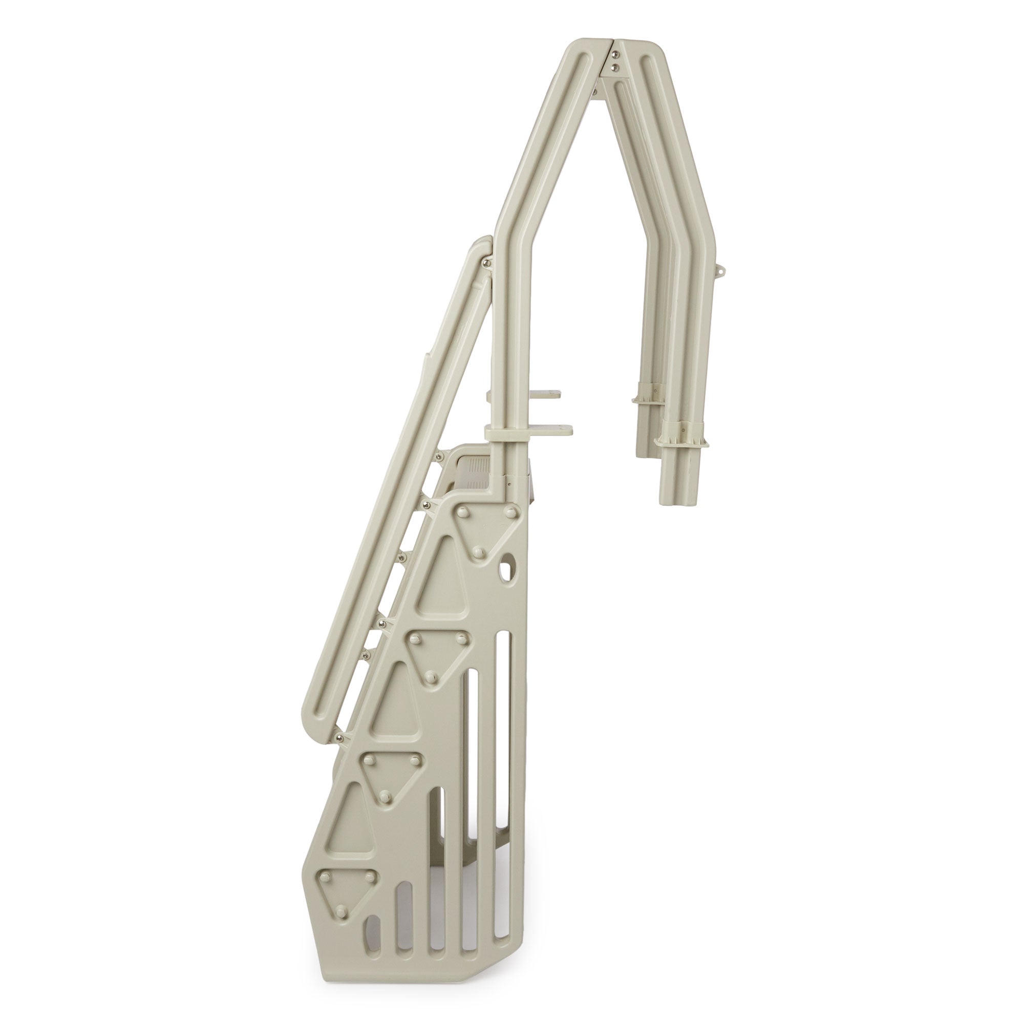 Vinyl Works 24 Inch In-Pool Step Ladder for Above Ground Pools, Taupe(For Parts) - VMInnovations
