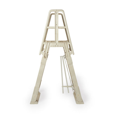 Vinyl Works A Frame Ladder with Barrier for Swimming Pools 48 to 56" Tall (Used) - VMInnovations
