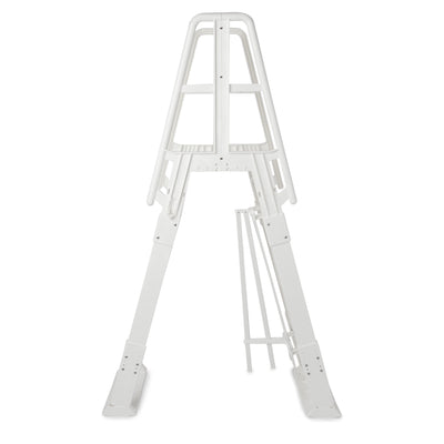 Vinyl Works A Frame Ladder w/ Barrier for Swimming Pools 48-56" Tall (Open Box)