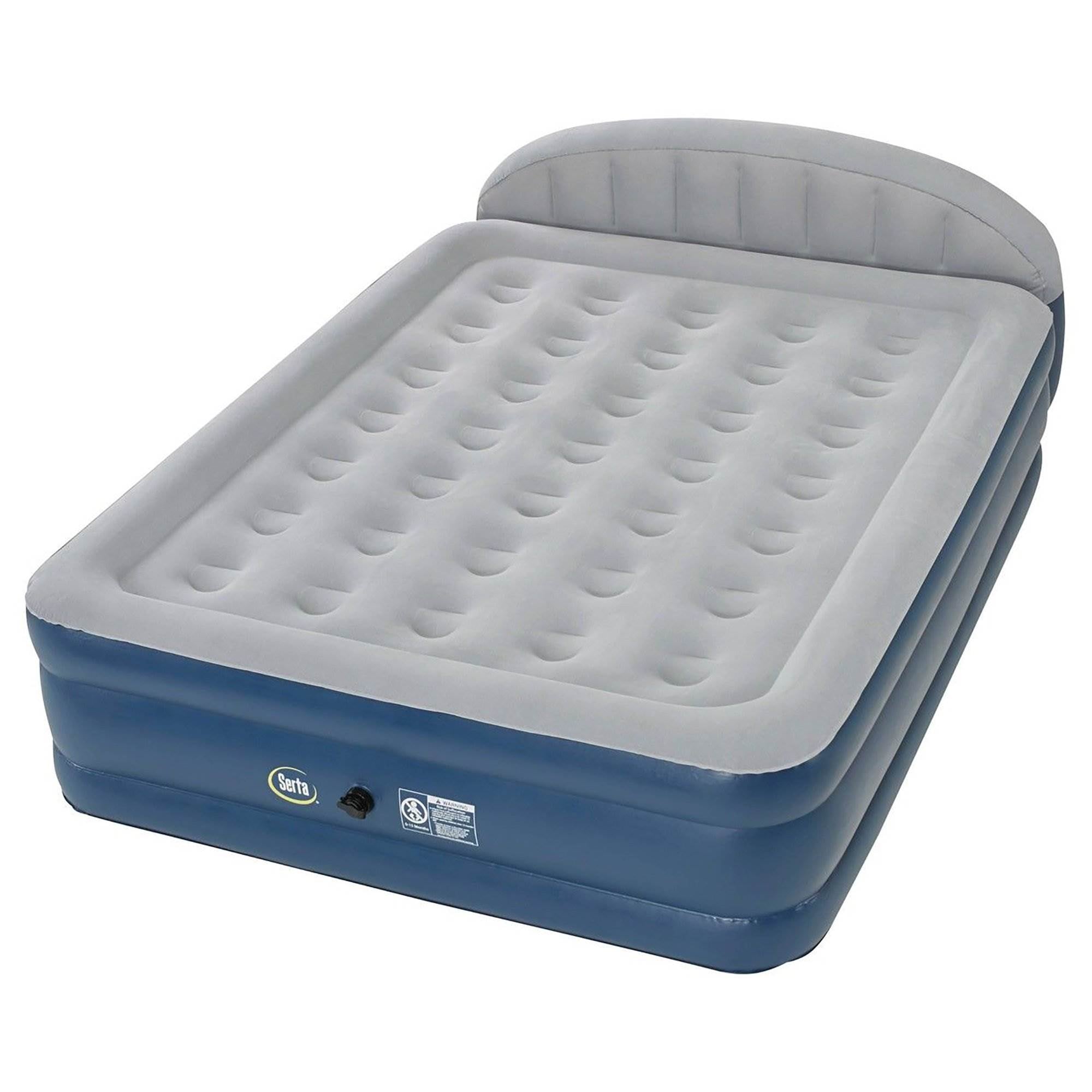 Serta 18" Raised Queen Perfect Sleeper Air Mattress w/ Pump (Open Box)