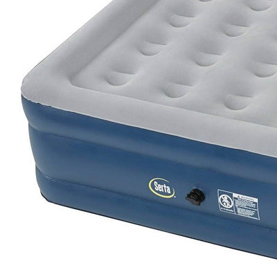Serta 18" Raised Queen Perfect Sleeper Air Mattress w/ Pump (Open Box)
