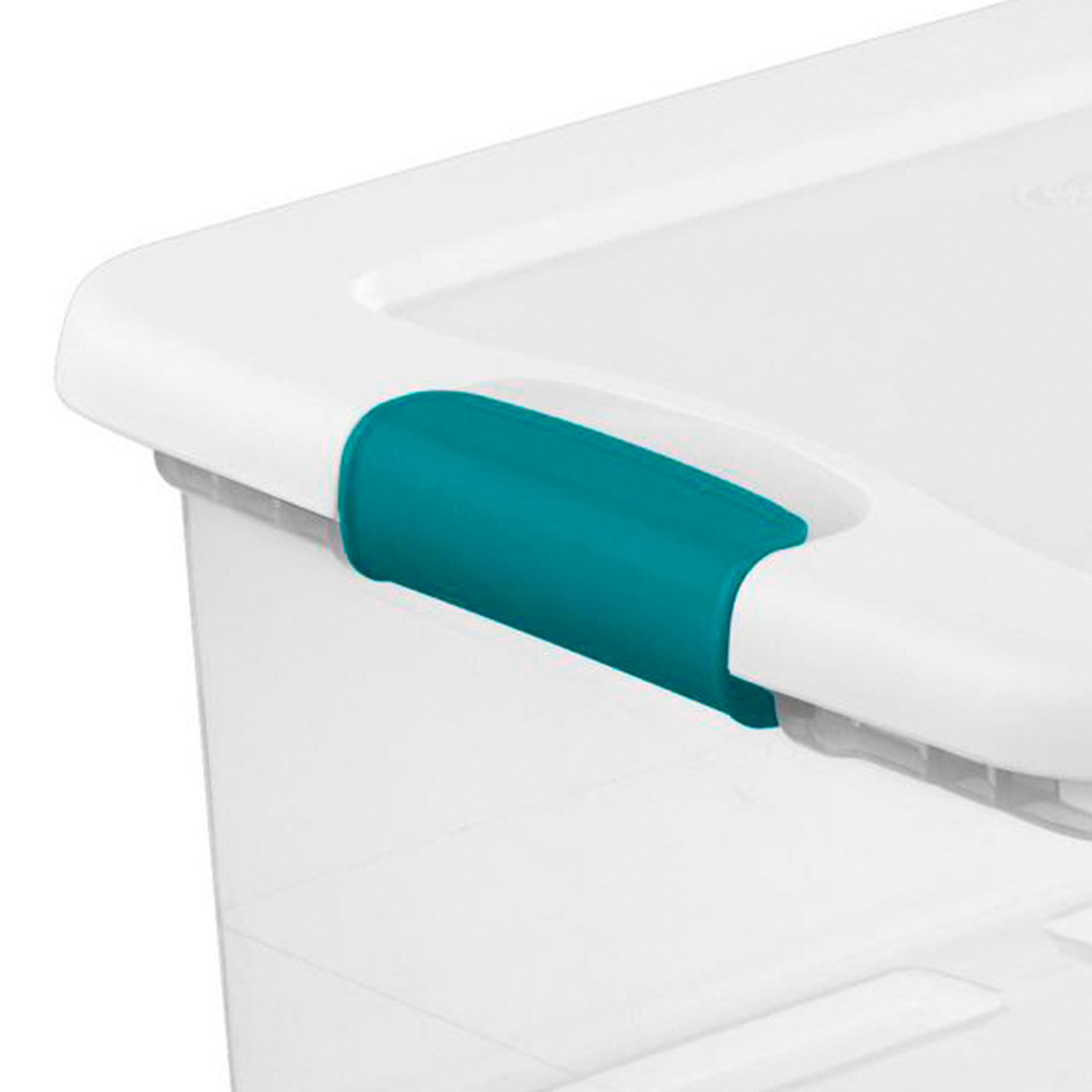 Sterilite 15 Quart Latch Lid Tote, 24 Pack, and 6 Quart Latch Lid Tote, 12 Pack